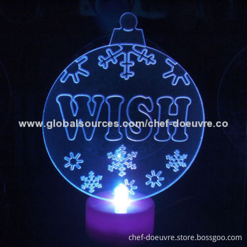 Christmas Decoration Ball Tealight with Color-changing LED